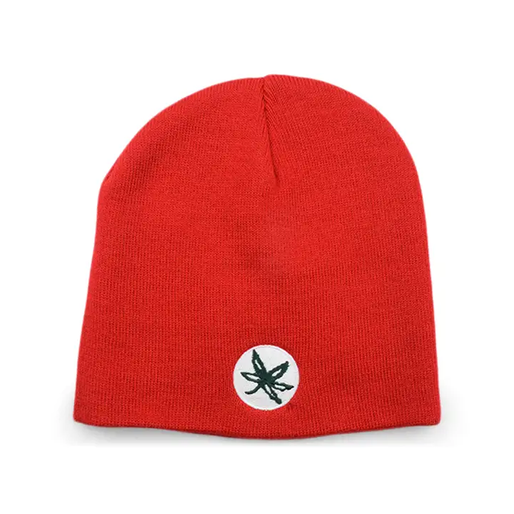 Ohio State Buckeyes NCAA Bonnet tricoté rouge sans revers