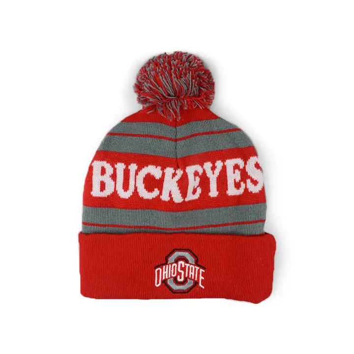 Ohio State Buckeyes NCAA DREAM ON Bonnet Manchette ROUGE/NOIR