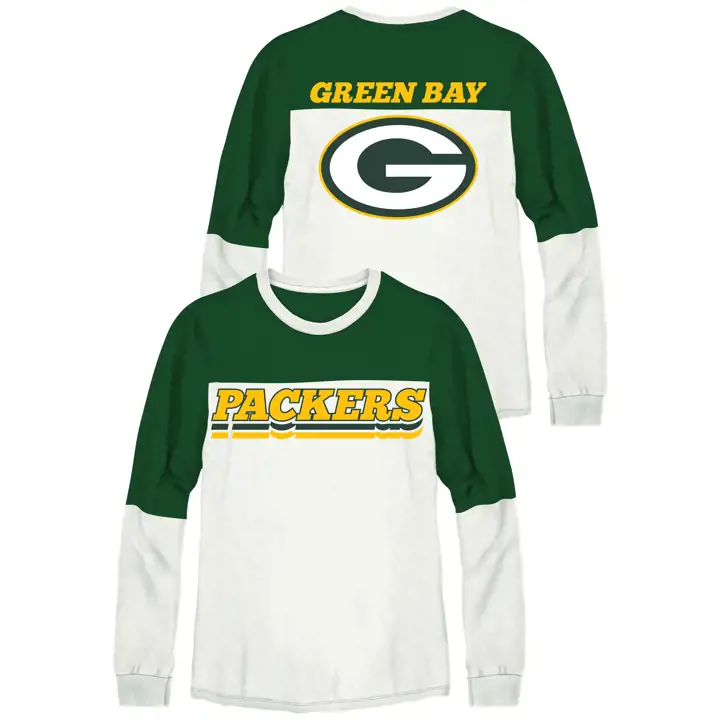 PACKERS NFL Femme Comeback Crew vert/blanc