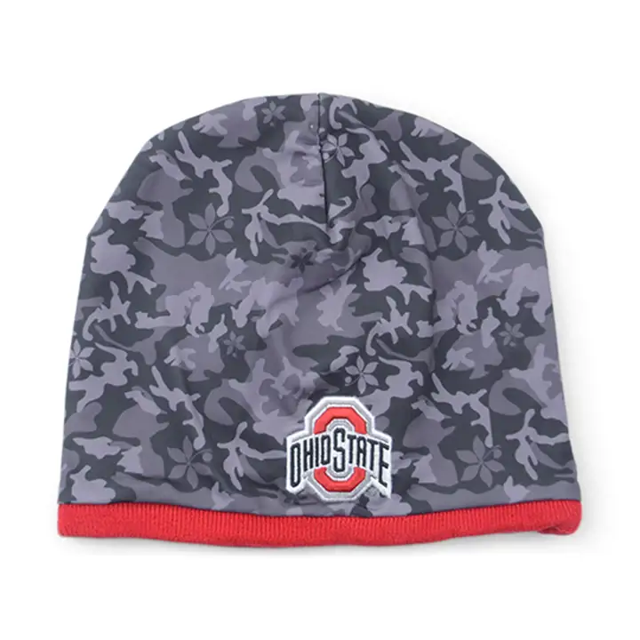 Bonnet tricoté Ohio State Buckeyes NCAA Tradewinds sans revers ROUGE/NOIR