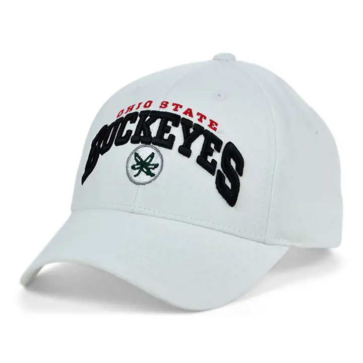 Ohio State Buckeyes NCAA Casquette ajustée Whiz BLANC