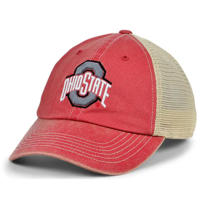 Ohio State Buckeyes NCAA Casquette Wickler Ajustable ROUGE/NOIR