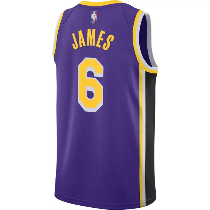 Maillot NBA LAKERS Statement Swingman LeBron James pur