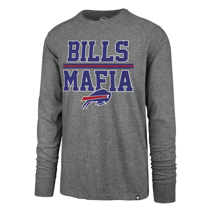 T-shirt à manches longues BILLS NFL Bills Mafia Super Rival bleu