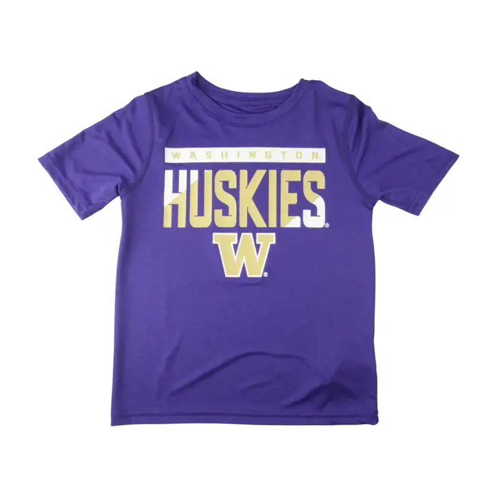 T-shirt Washington Huskies NCAA Youth Ground Control violet