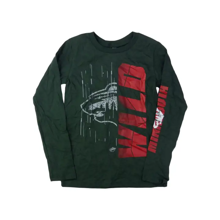 Minnesota Wild NHL Youth Bonus Time L/S T-Shirt vert