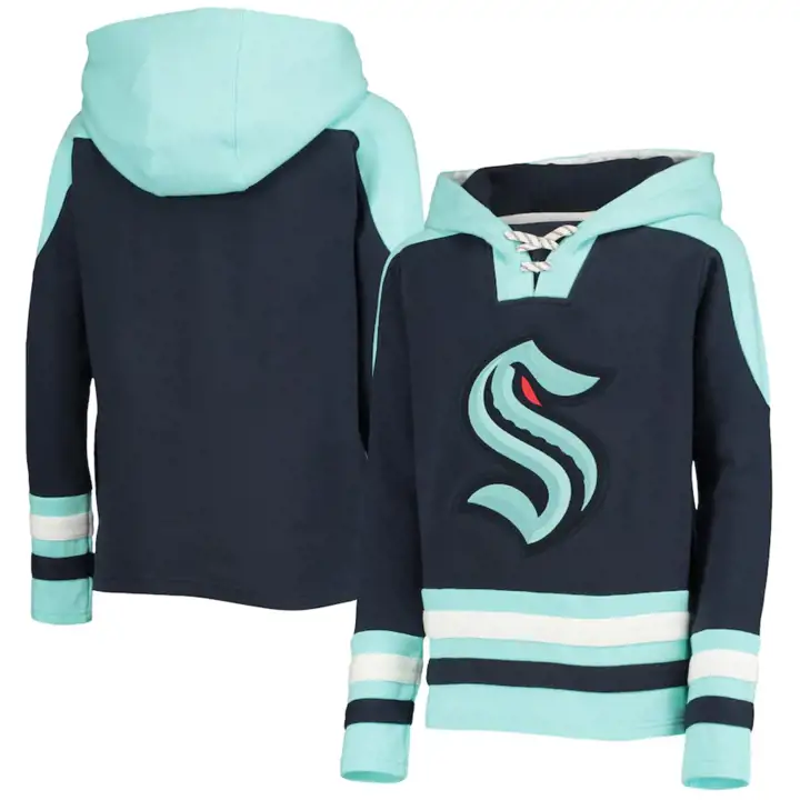 Seattle Kraken NHL Sweat à Capuche Jeunesse Intemporel 20 marine