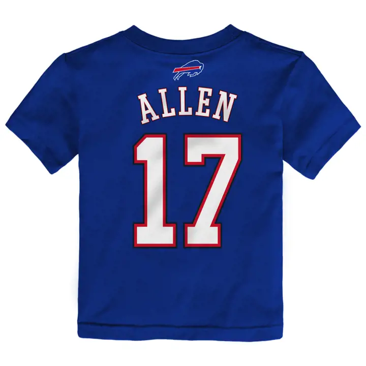 T-shirt enfant "Mainliner Player" NFL des BILLS - Josh Allen BLEU