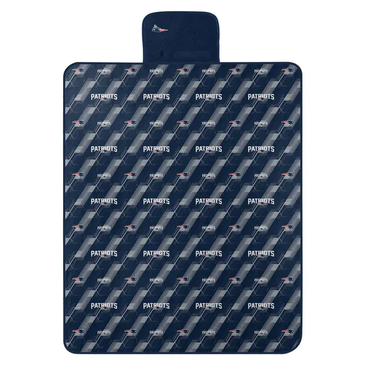 Couverture de pique-nique polaire extérieure 60x72 New England Patriots