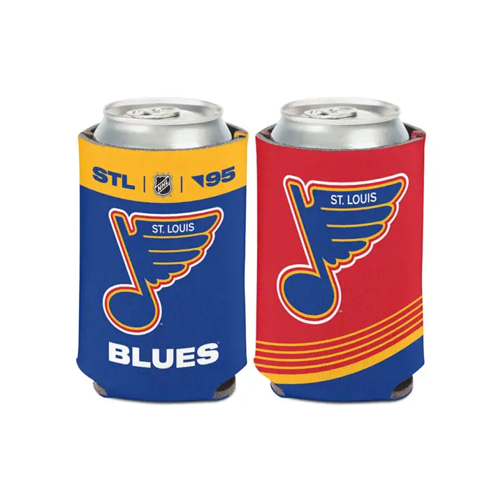 Koozie des Blues de St. Louis rouge/bleu