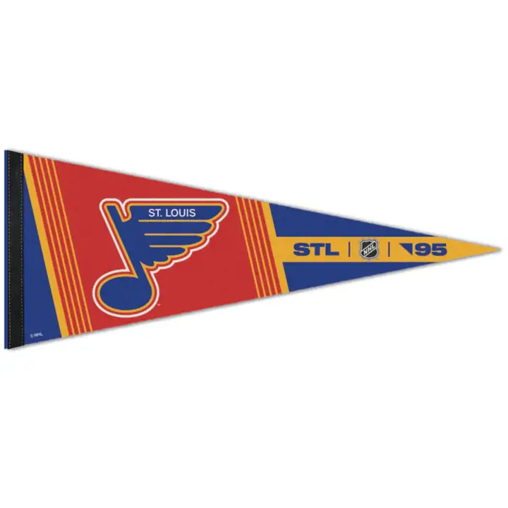 Drapeau de la St. Louis Blues 12x30 Premium rouge/bleu