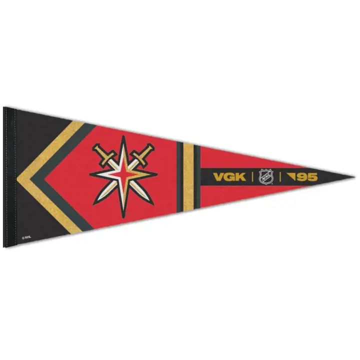 Fanion Premium 12x30 Vegas Golden Knights rouge/bleu