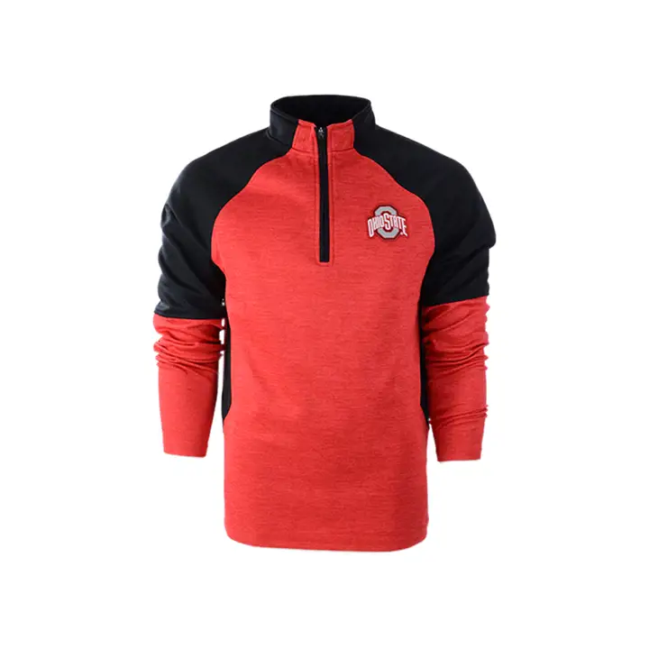 Ohio State Buckeyes NCAA Reborn 1/4 Zip ROUGE