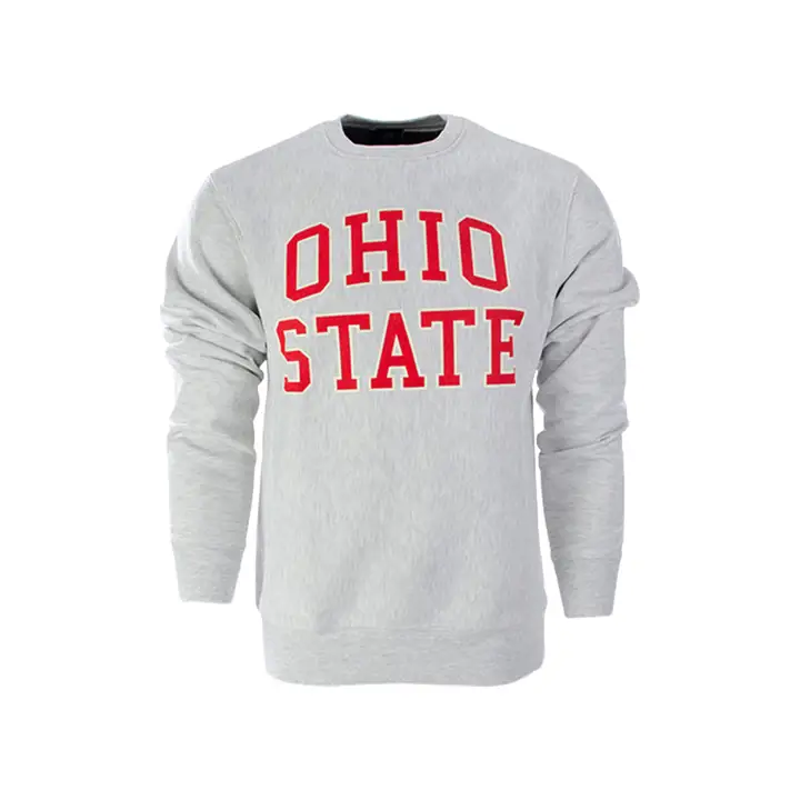 Sweat-shirt Ohio State Buckeyes NCAA en molleton Sport Weave, gris clair