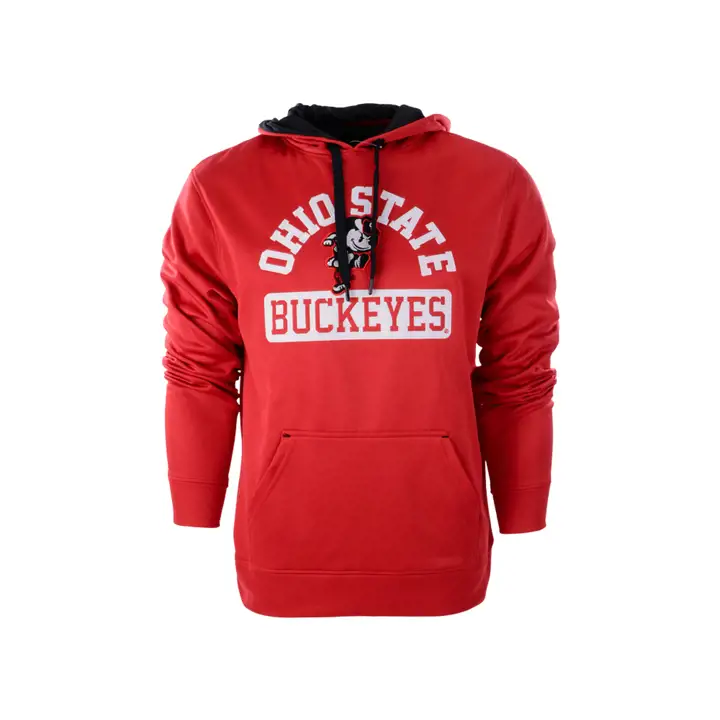 Ohio State Buckeyes NCAA Foundation Poly Hood RED