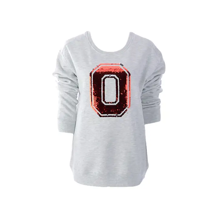 Ohio State Buckeyes NCAA Women's Essential Crew GRIS CLAIR