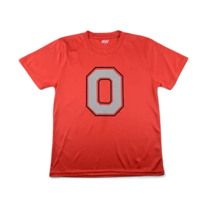 Ohio State Buckeyes NCAA T-shirt junior en polyester ROUGE