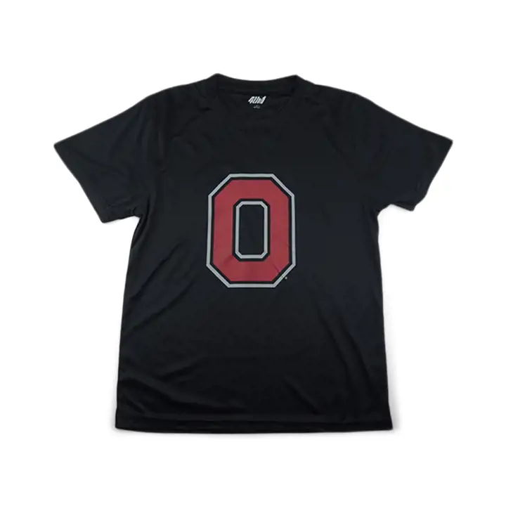 T-shirt en polyester NCAA Ohio State Buckeyes pour jeune – Noir