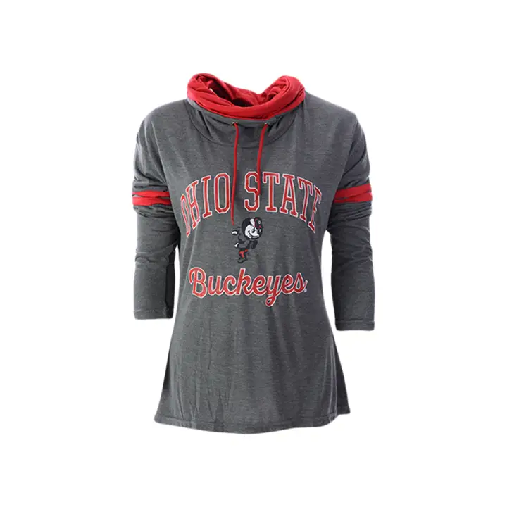 Ohio State Buckeyes NCAA Femme Destiny Col Bateau GRIS