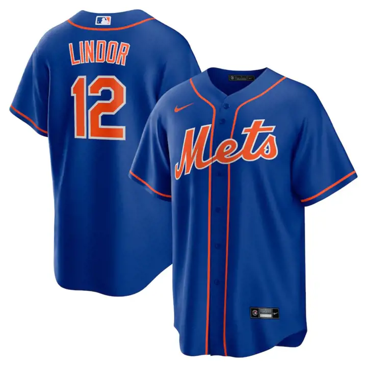Maillot de joueur réplique officiel METS MLB Francisco Lindor rbl
