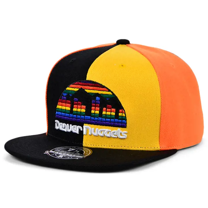 DENVER NUGGETS HWC RELOAD 2.0 CASQUETTE AJUSTÉE PINWHEEL noir/or
