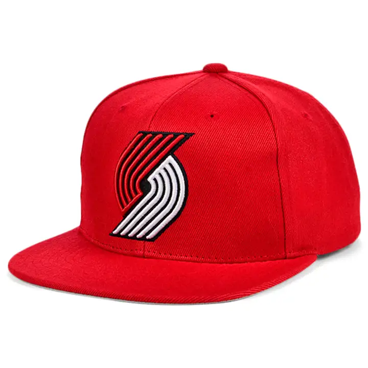 Casquette NBA MN Basic SH Snapback rouge Portland Trail Blazers