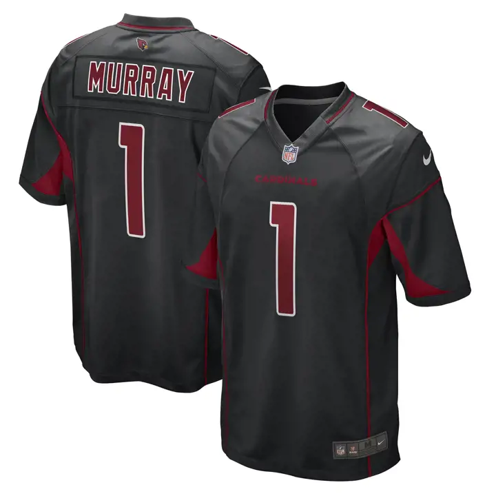 Maillot de match NFL Kyler Murray des Arizona Cardinals Noir/Rouge