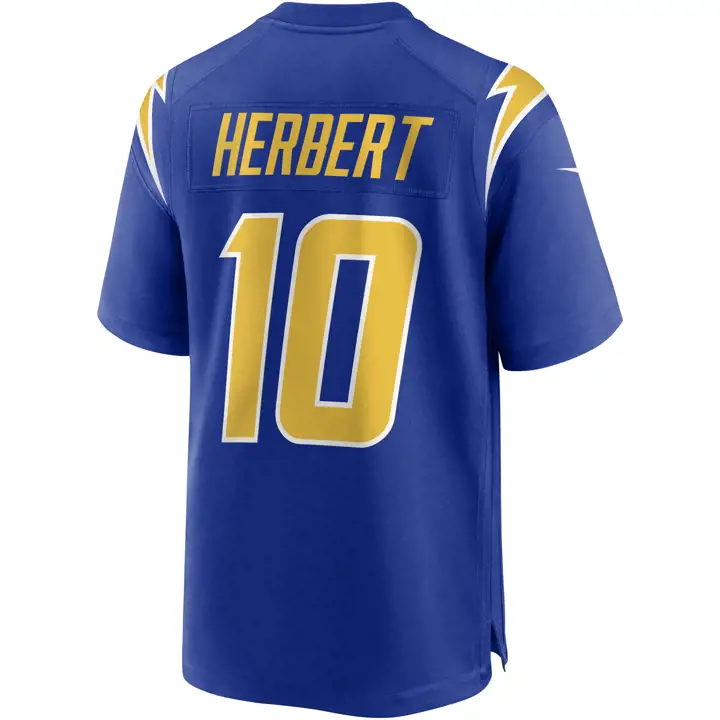 Maillot de match NFL des Chargers de Los Angeles Justin Herbert RBL