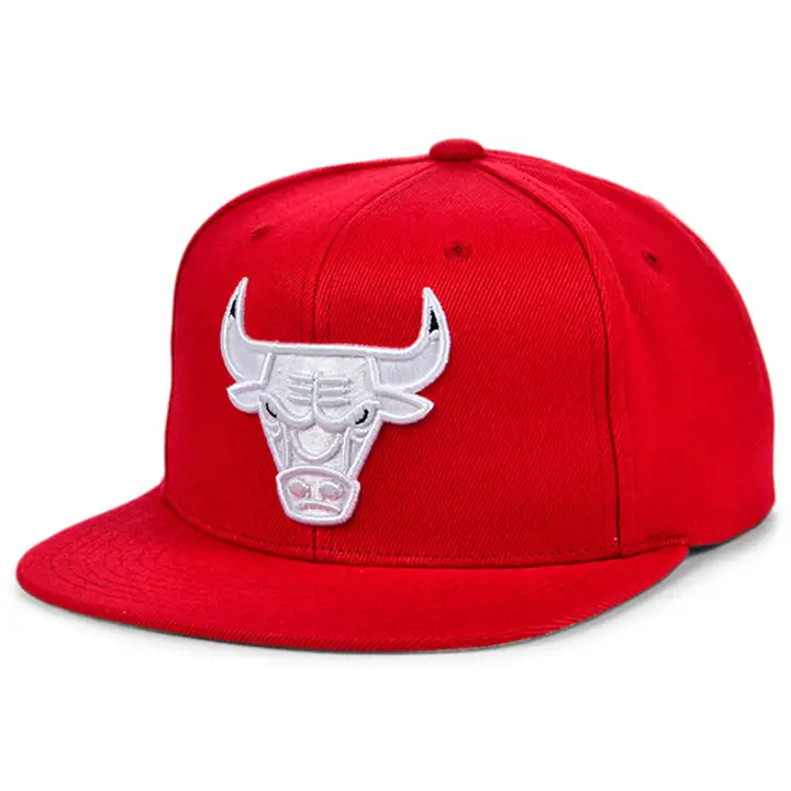 Casquette snapback CHICAGO BULLS NBA COLOR POPZ rouge