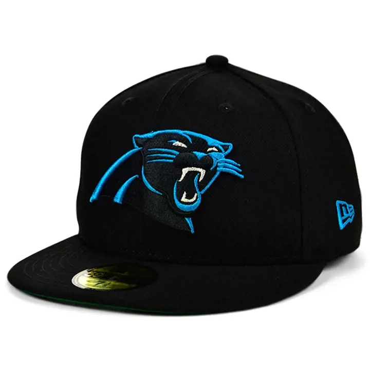 Carolina Panthers NFL Field Patch 59FIFTY noir