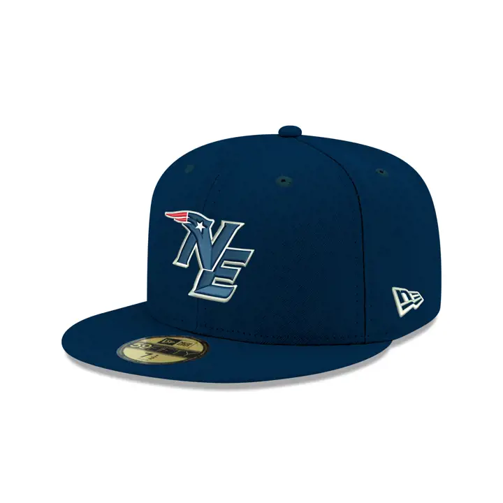 New England Patriots Équipe NFL Casquette 59FIFTY Basique Bleu Marine