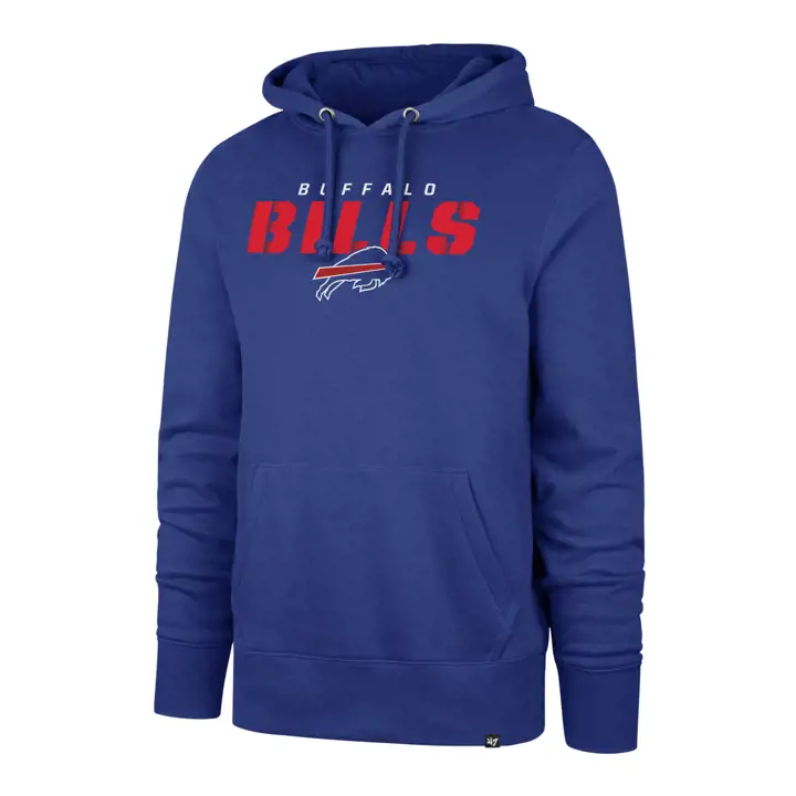 Buffalo Bills NFL TRACTION HEADLINE HOOD 21 BLEU