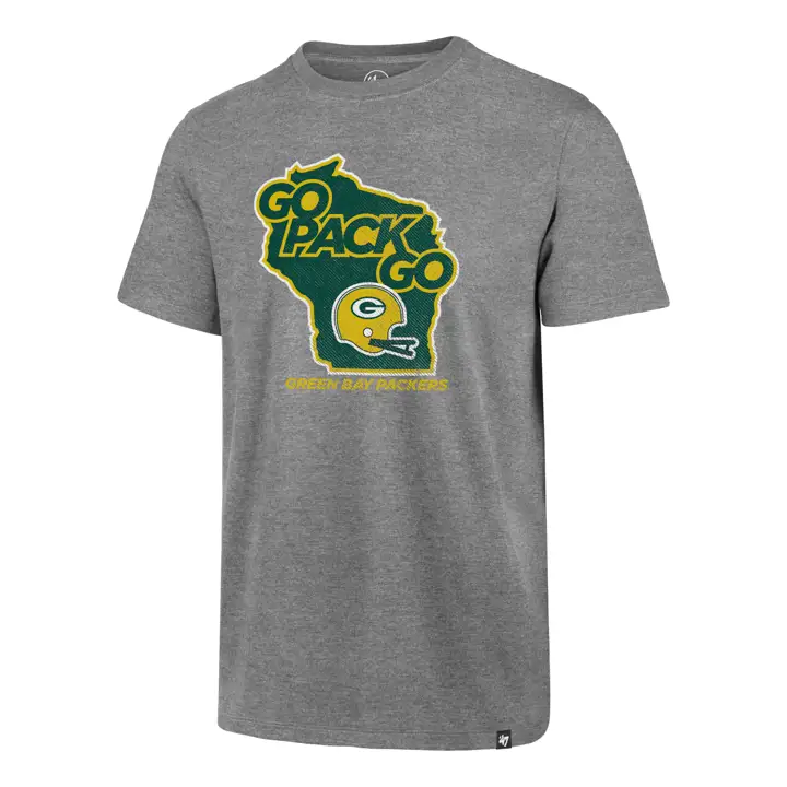 T-SHIRT DE CLUB RÉGIONAL NFL GREEN BAY PACKERS GO PACK 21 GRN