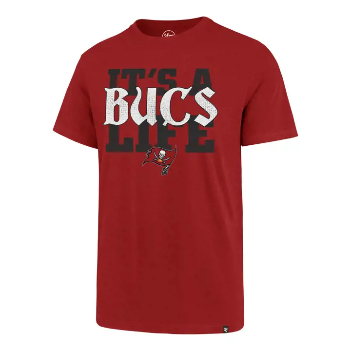 T-shirt Régional BUCCANEERS NFL Slogan ROUGE
