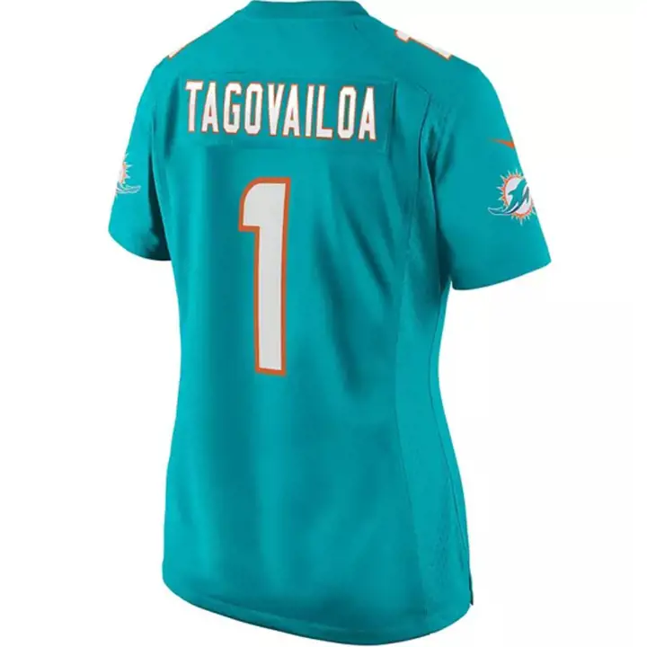 DOLPHINS NFL Maillot Femme Match Tua Tagovailoa sarcelle