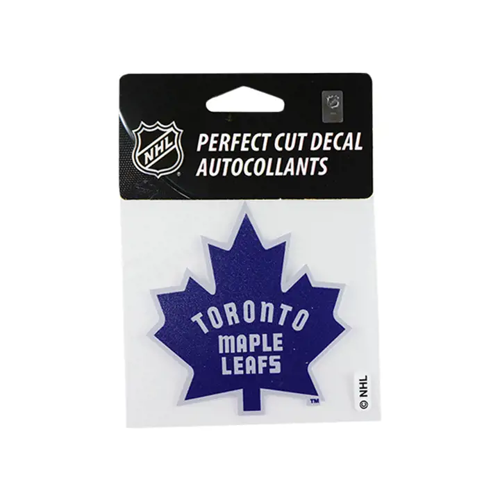 Toronto Maple Leafs Autocollant découpé 4x4 - Couleur