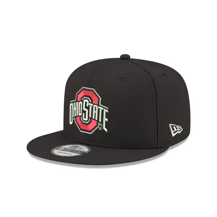 Casquette Snapback Ohio State Buckeyes NCAA Core 9FIFTY Athletic O Noire