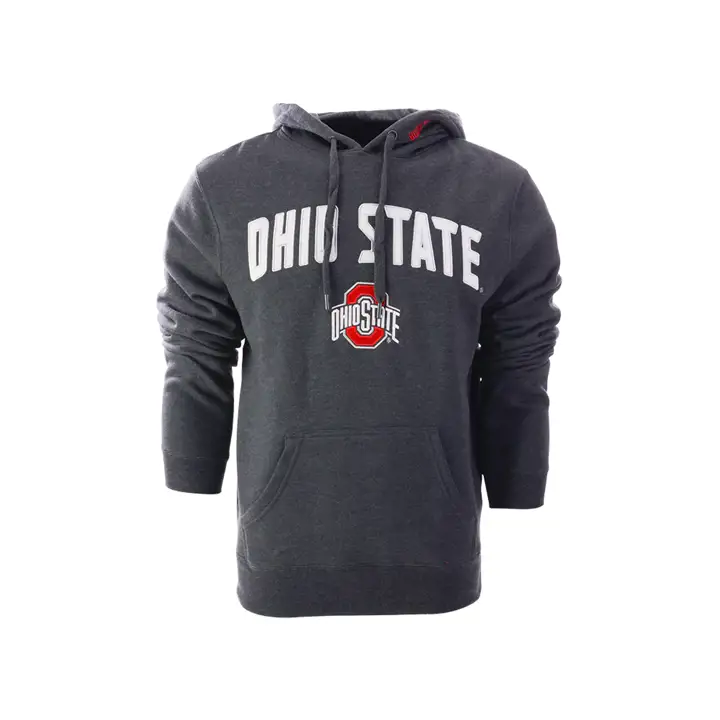 Molleton basique à capuche Ohio St B NCAA CHARBON