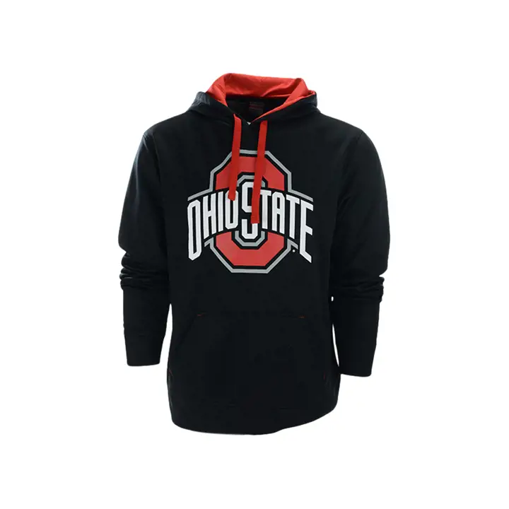 Ohio State Buckeyes NCAA Poly Contrast Hood BLK