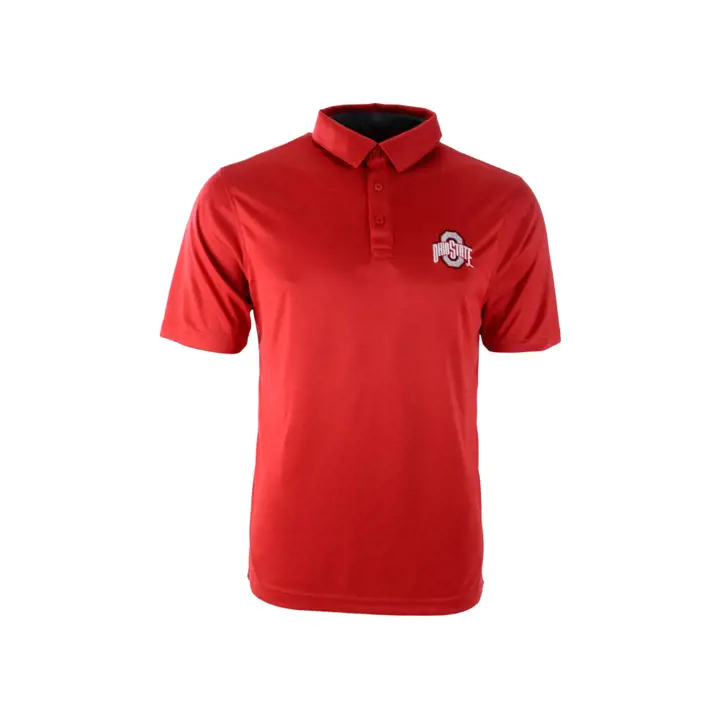 Polo contrasté Ohio St B NCAA rouge
