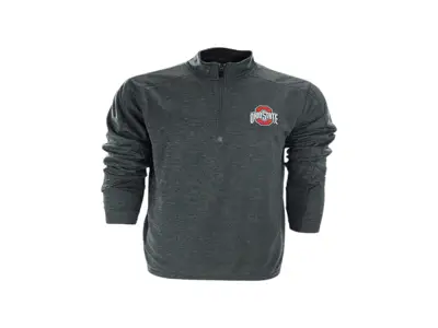 NCAA Men's Heathered Poly Half Zip Pullover 