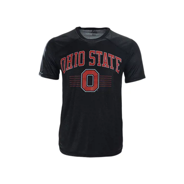 T-Shirt Ohio State Buckeyes NCAA en polyester estampé BLK