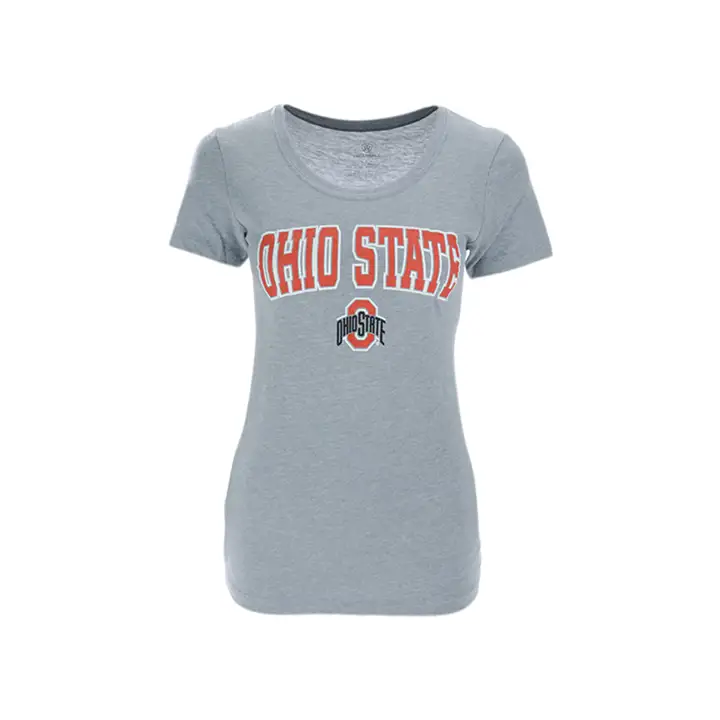 T-shirt triblend Ohio State Buckeyes NCAA pour femme GRY