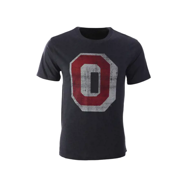 T-shirt universitaire agrafé Ohio State Buckeyes NCAA anthracite