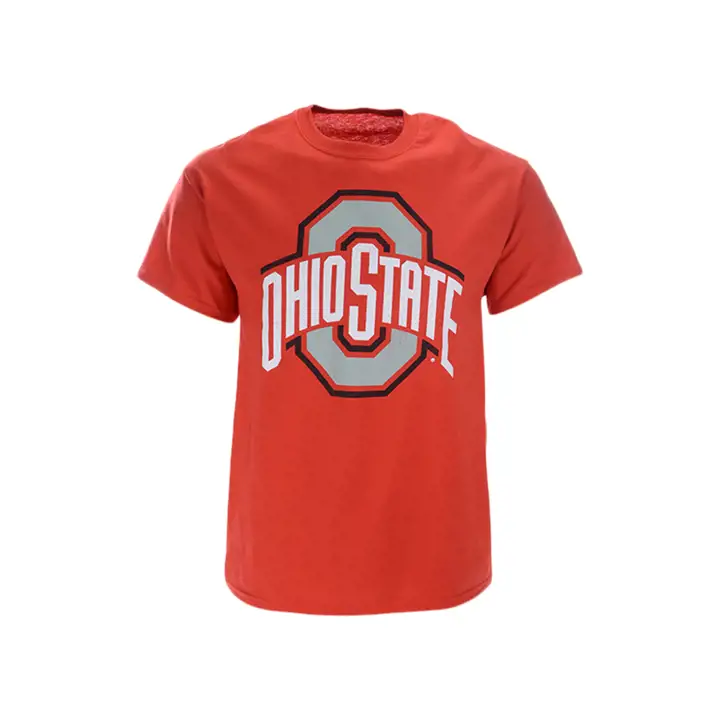 T-shirt Ohio State Buckeyes NCAA en Coton Basique ROUGE