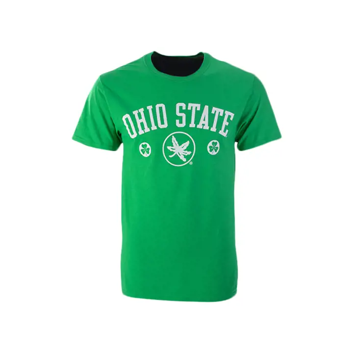 T-shirt basique en coton NCAA Ohio State, vert