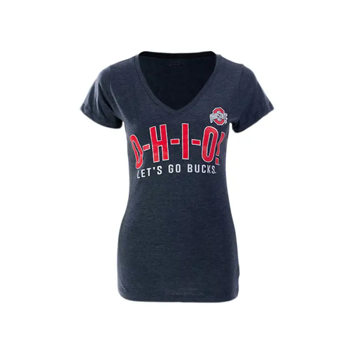 T-shirt préféré pour femme NCAA Ohio State Buckeyes CHAR