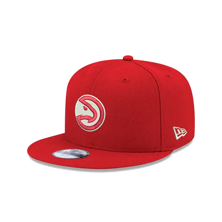 Casquette Atlanta Hawks NBA YTH Solid 9FIFTY Snapback Rouge