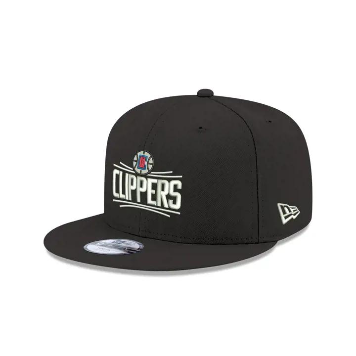Los Angeles Clippers NBA Jeune Casquette 9FIFTY Snapback unie Noire