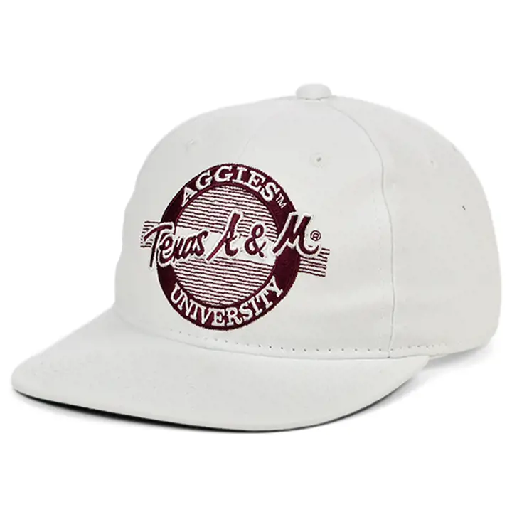 Texas A&M Aggies NCAA Retro Circle Cap wht/mar